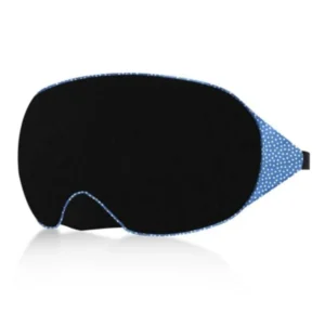 100% Cotton Sleep Mask with Nose Wire & Adjustable Band