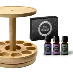 Essential Oil Display Stand with Essential Oil Blends