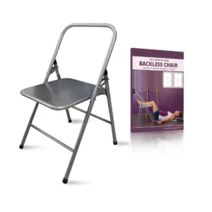 Backless Yoga Chair with Yoga Book (112 Ways of Using The Chair) | Capacity: 100kg