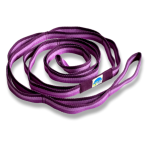 Stretching Strap with 12 Loops, Non Elastic Stretch Band for Exercise and Flexibility